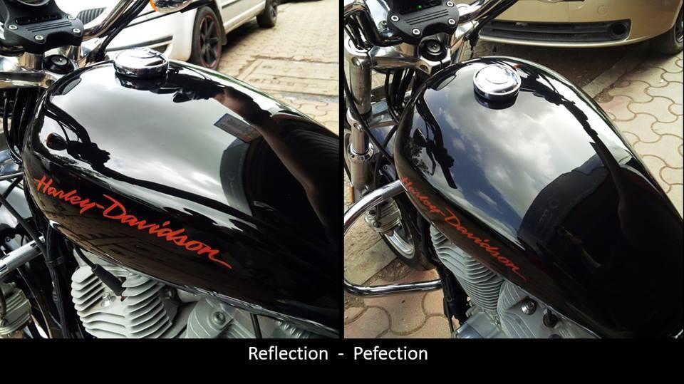Harley Davidson motorbike Detailing & Protection