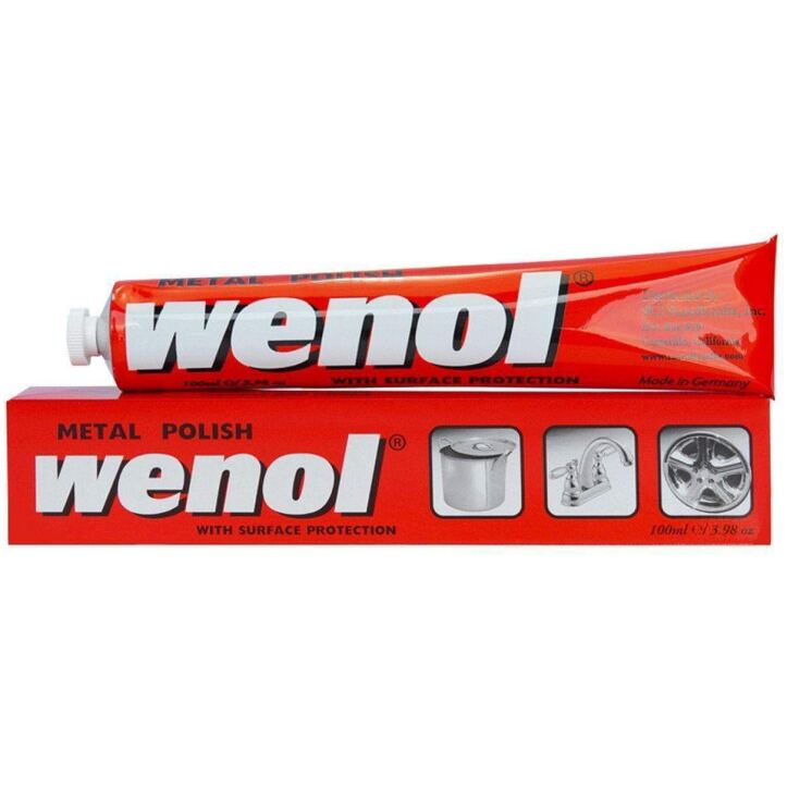 wenol 100 ml wenol metal cleaner polish red 3300392468532 1