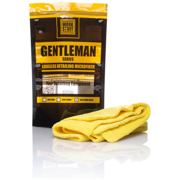 WORK STUFF Gentleman Basic Microfiber Car Towel Yellow Pack