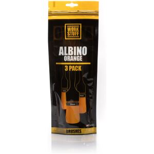 WORK STUFF Detailing Brush ALBINO ORANGE 3-Pack