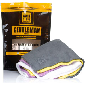 WORK STUFF Gentleman Basic 4-Colour Pack Microfiber Towels