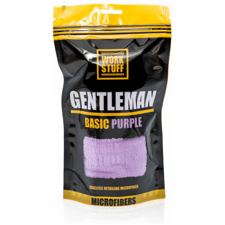 WORK STUFF Gentleman Basic Microfiber Towel Purple