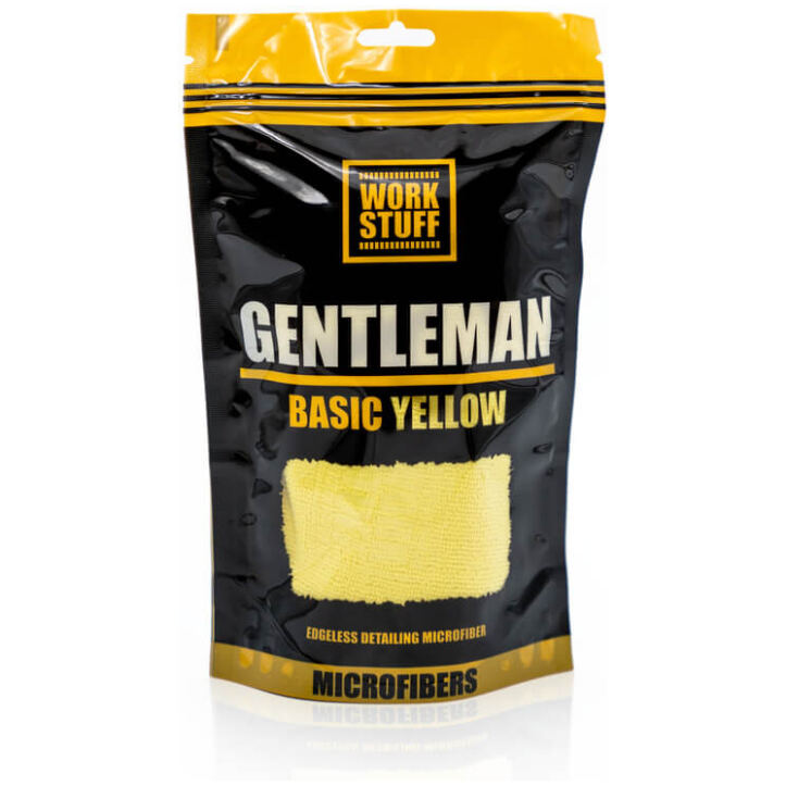 WORK STUFF Gentleman Basic Microfiber Towel Yellow